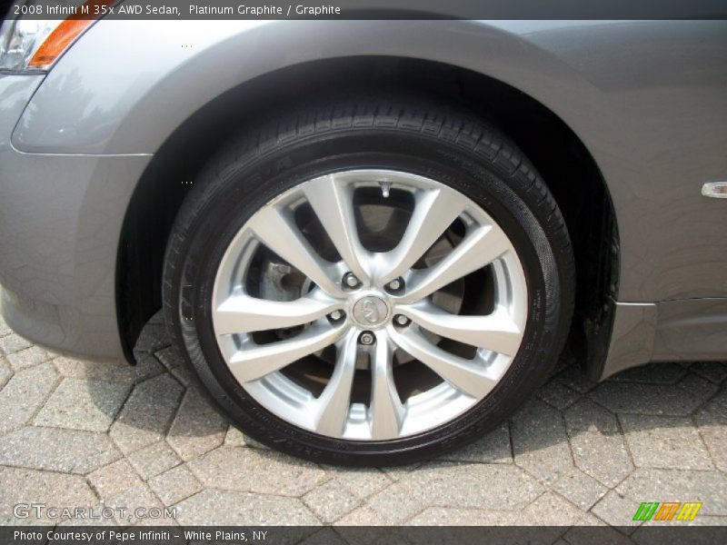 Platinum Graphite / Graphite 2008 Infiniti M 35x AWD Sedan