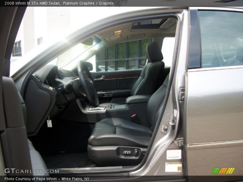 Platinum Graphite / Graphite 2008 Infiniti M 35x AWD Sedan