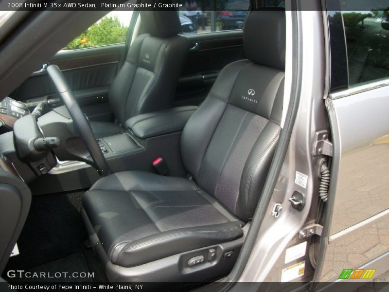 Platinum Graphite / Graphite 2008 Infiniti M 35x AWD Sedan
