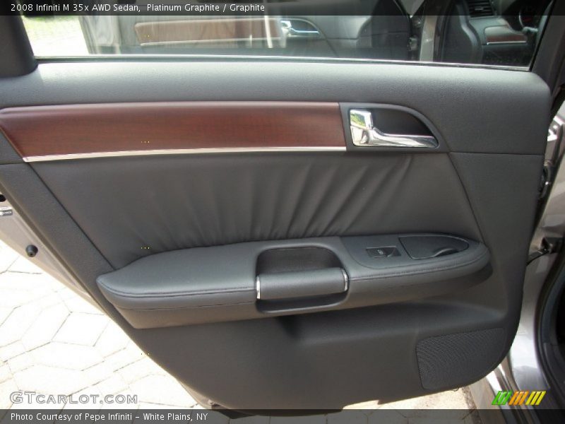 Platinum Graphite / Graphite 2008 Infiniti M 35x AWD Sedan