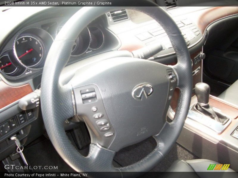 Platinum Graphite / Graphite 2008 Infiniti M 35x AWD Sedan