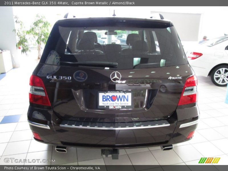 Cuprite Brown Metallic / Almond/Black 2011 Mercedes-Benz GLK 350 4Matic