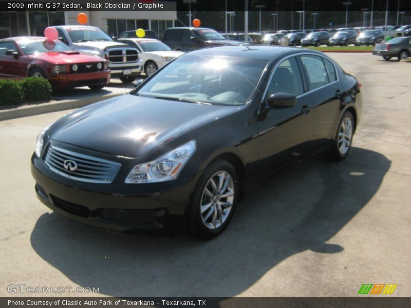 Black Obsidian / Graphite 2009 Infiniti G 37 Sedan