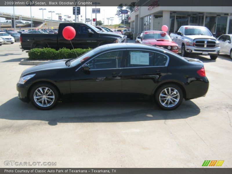 Black Obsidian / Graphite 2009 Infiniti G 37 Sedan