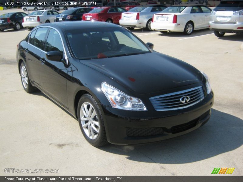 Black Obsidian / Graphite 2009 Infiniti G 37 Sedan