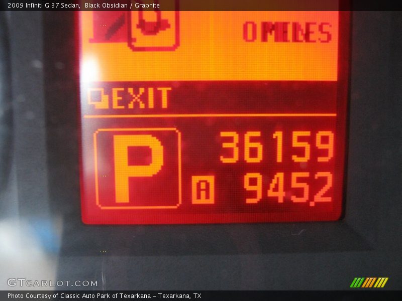 Black Obsidian / Graphite 2009 Infiniti G 37 Sedan