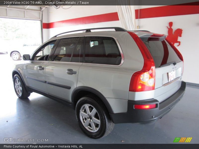 Crystal Green Metallic / Taupe 2004 Volvo XC90 T6 AWD