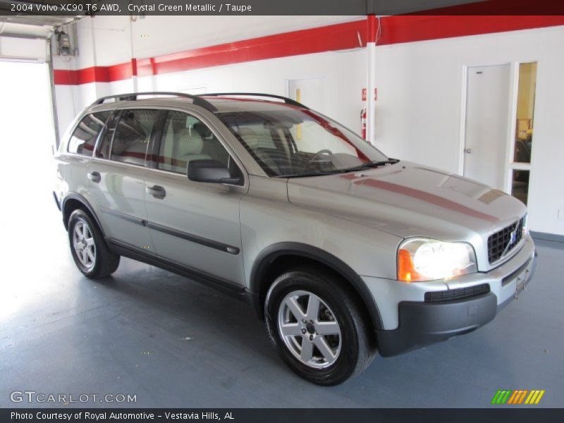 Crystal Green Metallic / Taupe 2004 Volvo XC90 T6 AWD