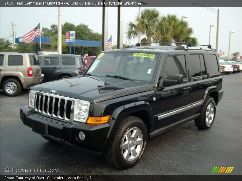 Black / Dark Slate Gray/Light Graystone 2006 Jeep Commander Limited 4x4