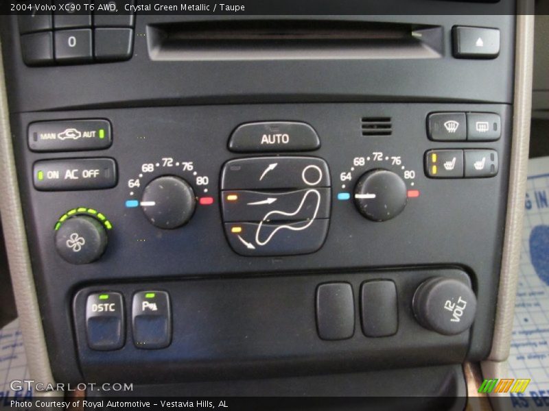 Controls of 2004 XC90 T6 AWD