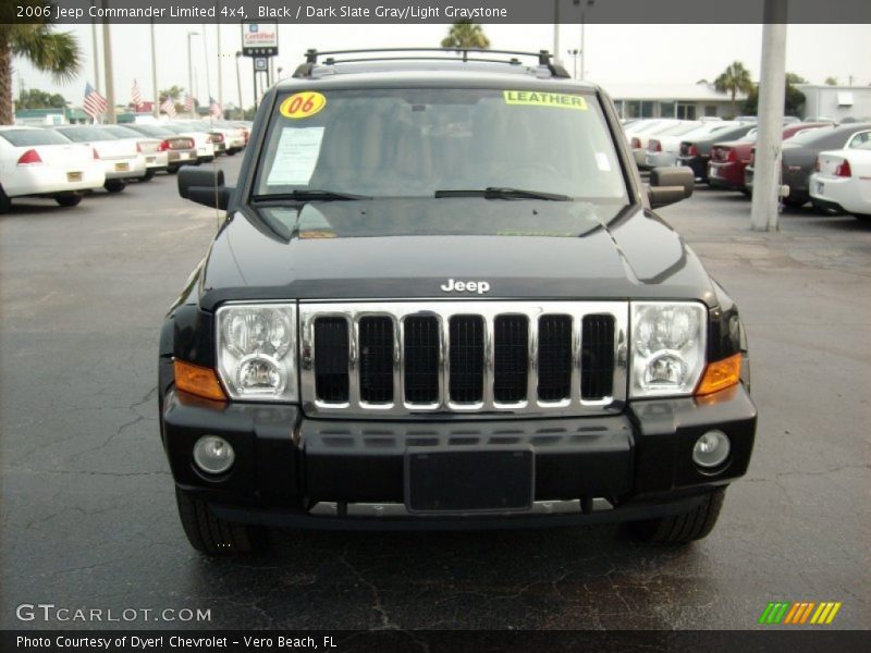 Black / Dark Slate Gray/Light Graystone 2006 Jeep Commander Limited 4x4