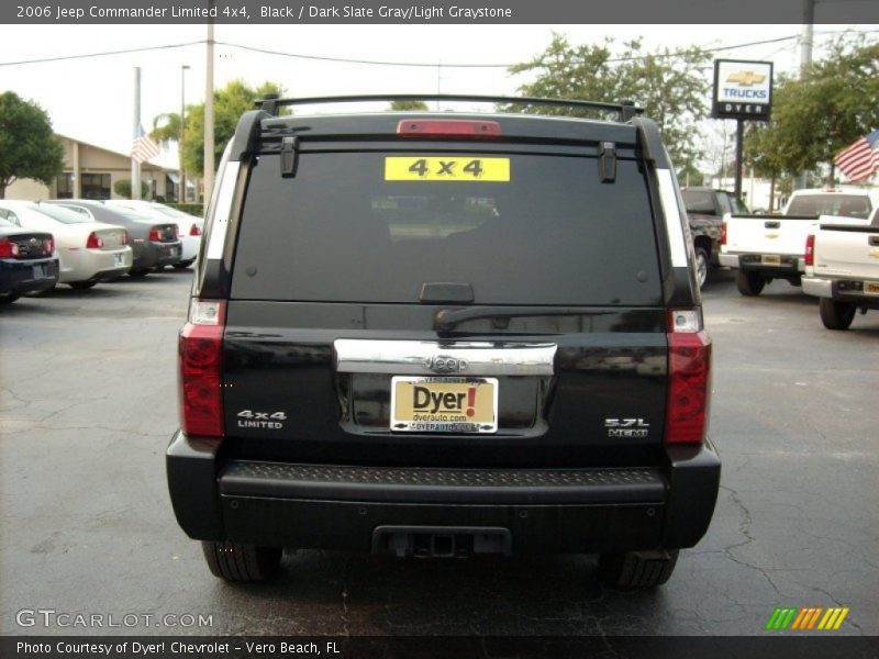 Black / Dark Slate Gray/Light Graystone 2006 Jeep Commander Limited 4x4