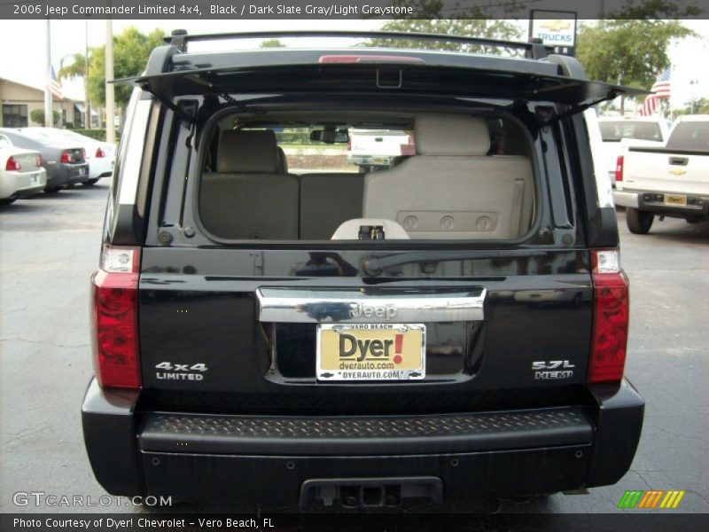 Black / Dark Slate Gray/Light Graystone 2006 Jeep Commander Limited 4x4