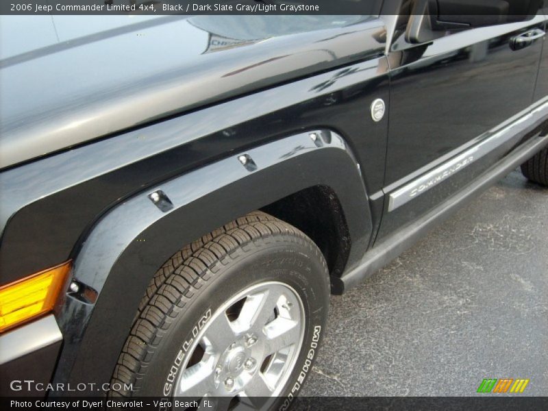 Black / Dark Slate Gray/Light Graystone 2006 Jeep Commander Limited 4x4