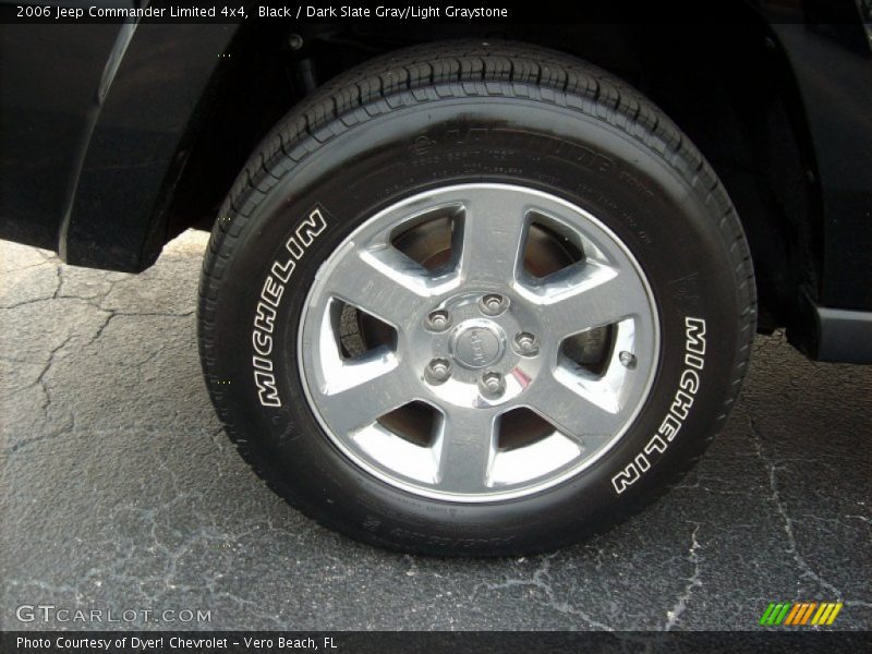 Black / Dark Slate Gray/Light Graystone 2006 Jeep Commander Limited 4x4