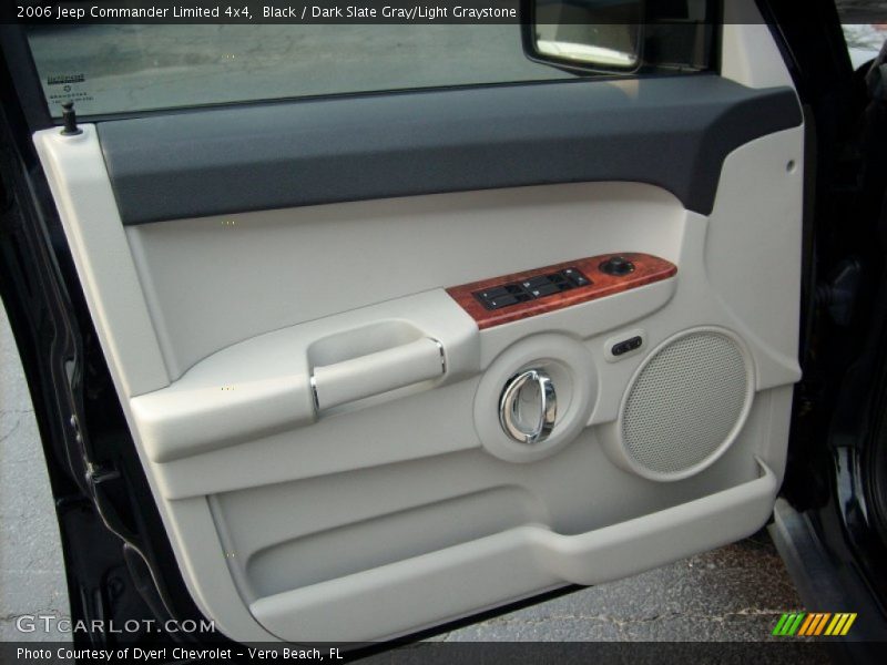 Black / Dark Slate Gray/Light Graystone 2006 Jeep Commander Limited 4x4