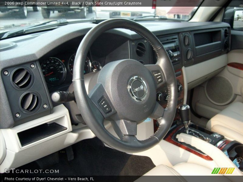 Black / Dark Slate Gray/Light Graystone 2006 Jeep Commander Limited 4x4