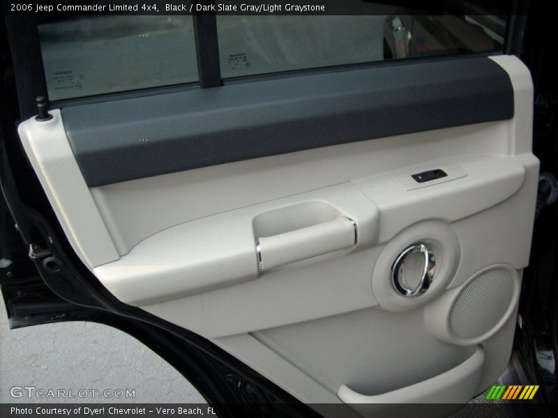 Black / Dark Slate Gray/Light Graystone 2006 Jeep Commander Limited 4x4