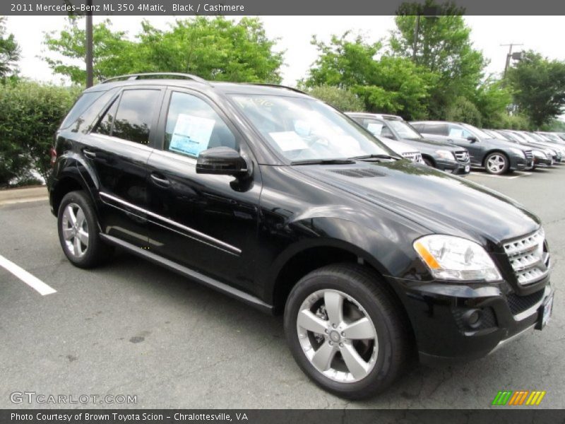 Black / Cashmere 2011 Mercedes-Benz ML 350 4Matic