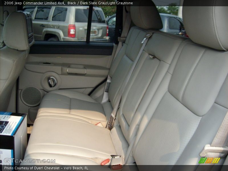 Black / Dark Slate Gray/Light Graystone 2006 Jeep Commander Limited 4x4