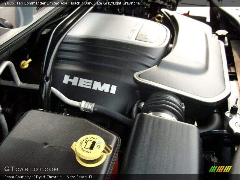 Black / Dark Slate Gray/Light Graystone 2006 Jeep Commander Limited 4x4