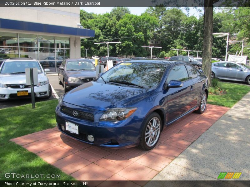 Blue Ribbon Metallic / Dark Charcoal 2009 Scion tC