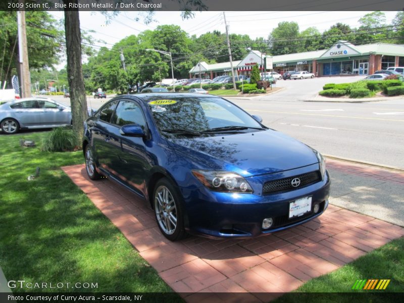 Blue Ribbon Metallic / Dark Charcoal 2009 Scion tC