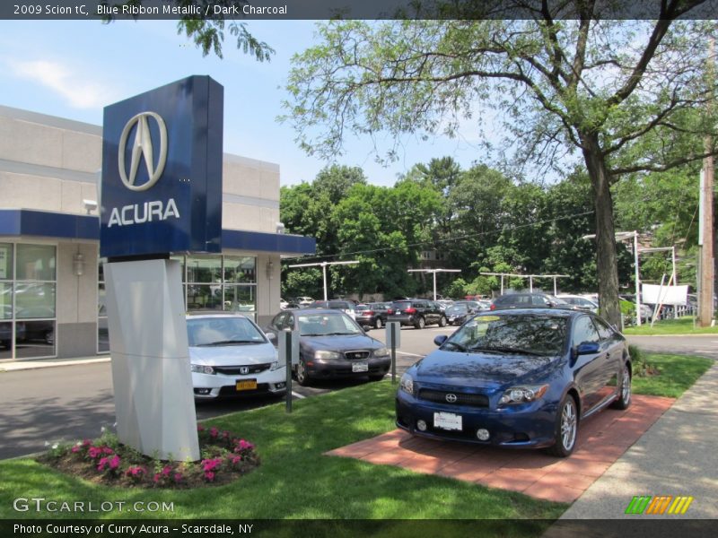 Blue Ribbon Metallic / Dark Charcoal 2009 Scion tC