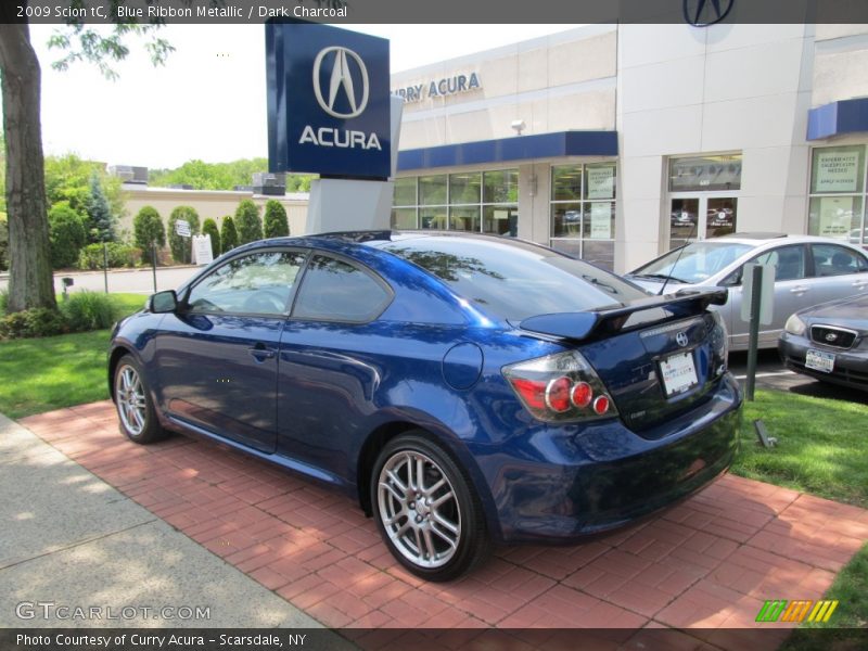 Blue Ribbon Metallic / Dark Charcoal 2009 Scion tC
