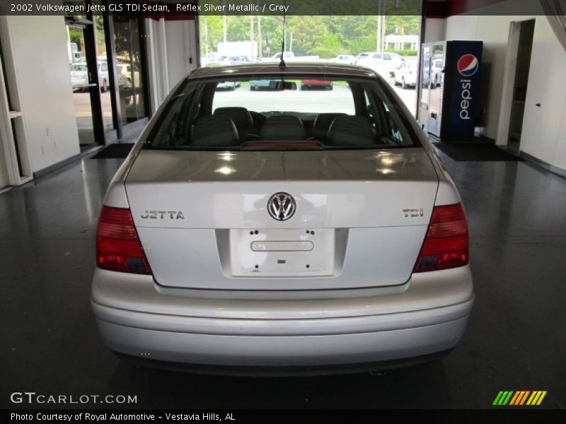 Reflex Silver Metallic / Grey 2002 Volkswagen Jetta GLS TDI Sedan