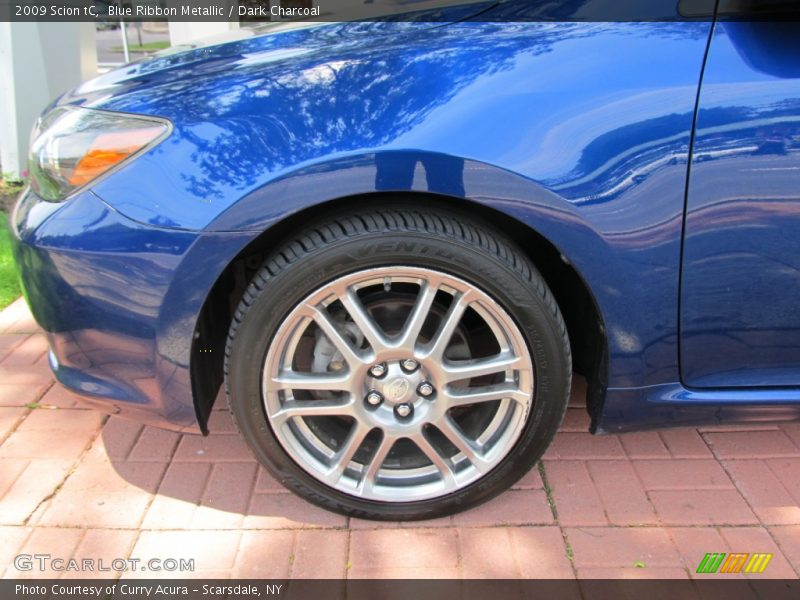 Blue Ribbon Metallic / Dark Charcoal 2009 Scion tC