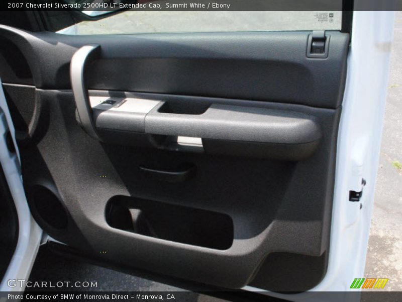 Summit White / Ebony 2007 Chevrolet Silverado 2500HD LT Extended Cab