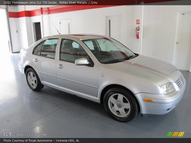 Reflex Silver Metallic / Grey 2002 Volkswagen Jetta GLS TDI Sedan