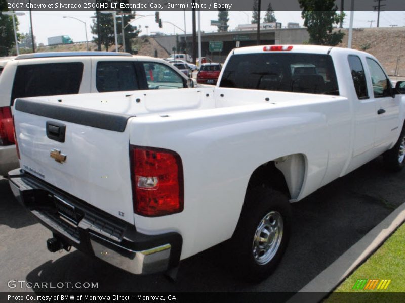 Summit White / Ebony 2007 Chevrolet Silverado 2500HD LT Extended Cab