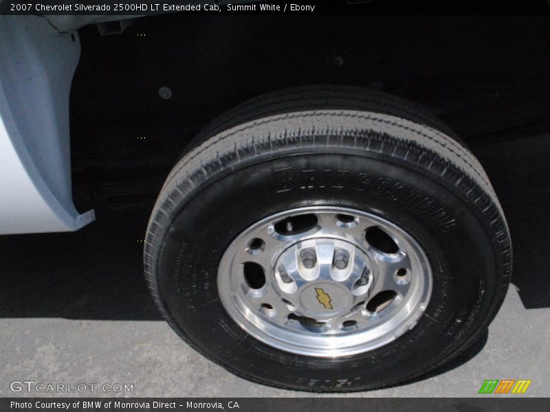 Summit White / Ebony 2007 Chevrolet Silverado 2500HD LT Extended Cab