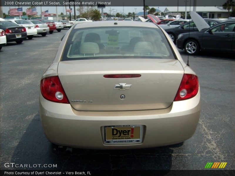 Sandstone Metallic / Neutral 2008 Chevrolet Cobalt LT Sedan