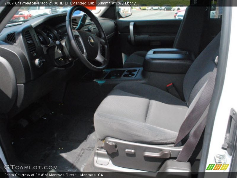 Summit White / Ebony 2007 Chevrolet Silverado 2500HD LT Extended Cab