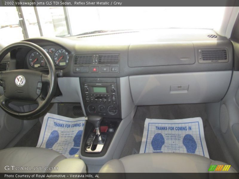 Reflex Silver Metallic / Grey 2002 Volkswagen Jetta GLS TDI Sedan
