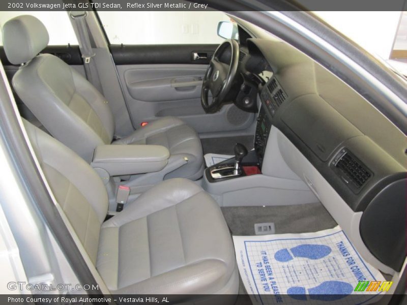 Reflex Silver Metallic / Grey 2002 Volkswagen Jetta GLS TDI Sedan