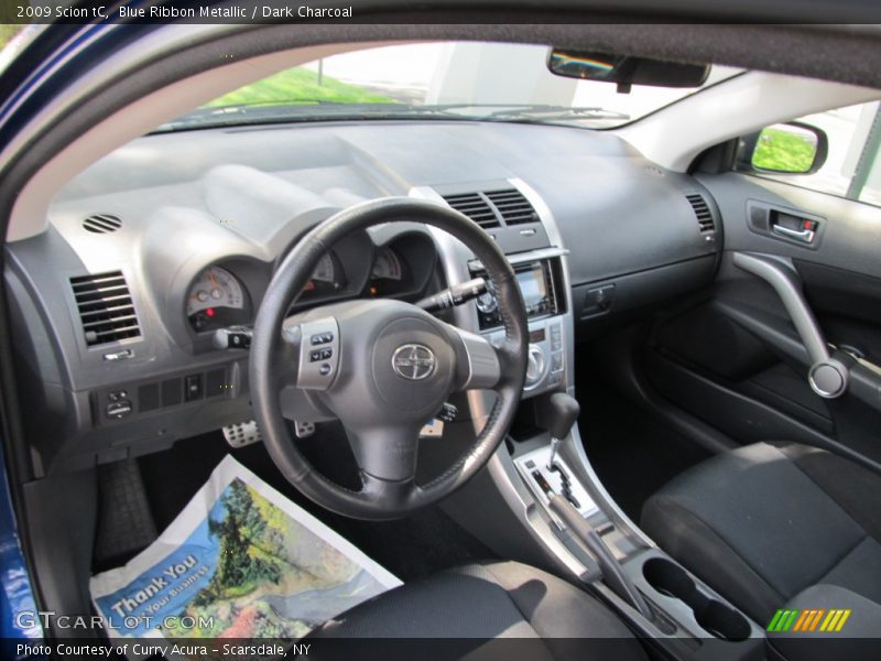 Blue Ribbon Metallic / Dark Charcoal 2009 Scion tC