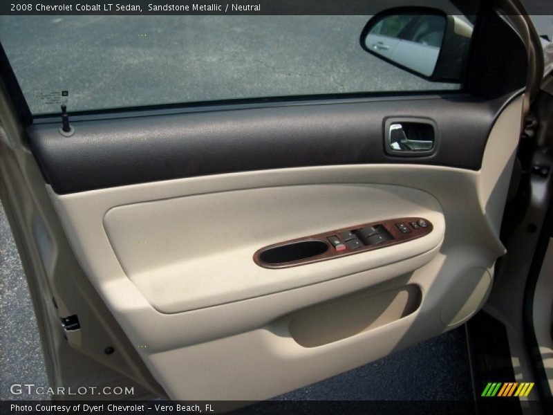 Sandstone Metallic / Neutral 2008 Chevrolet Cobalt LT Sedan