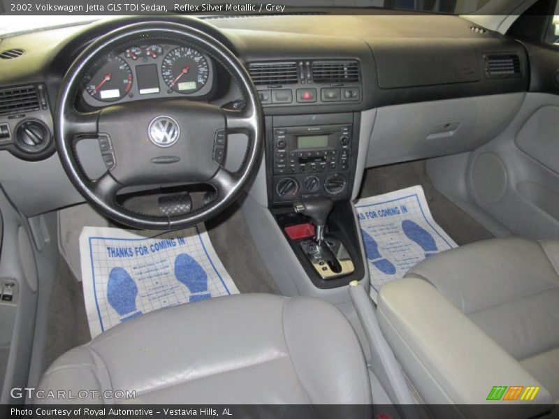 Reflex Silver Metallic / Grey 2002 Volkswagen Jetta GLS TDI Sedan