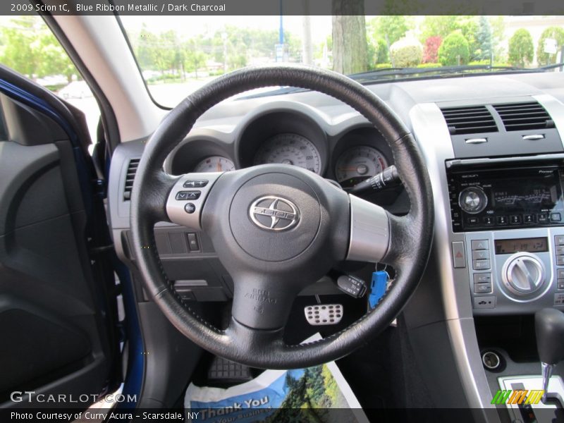 Blue Ribbon Metallic / Dark Charcoal 2009 Scion tC
