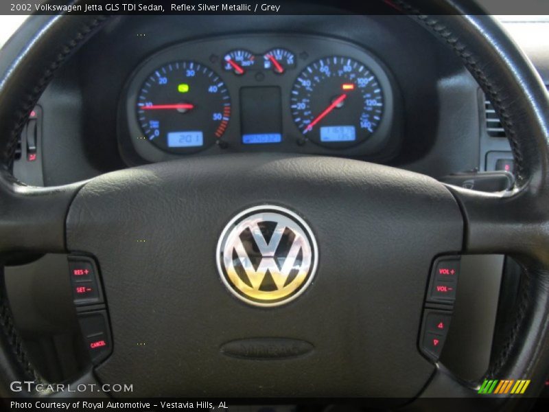 Reflex Silver Metallic / Grey 2002 Volkswagen Jetta GLS TDI Sedan