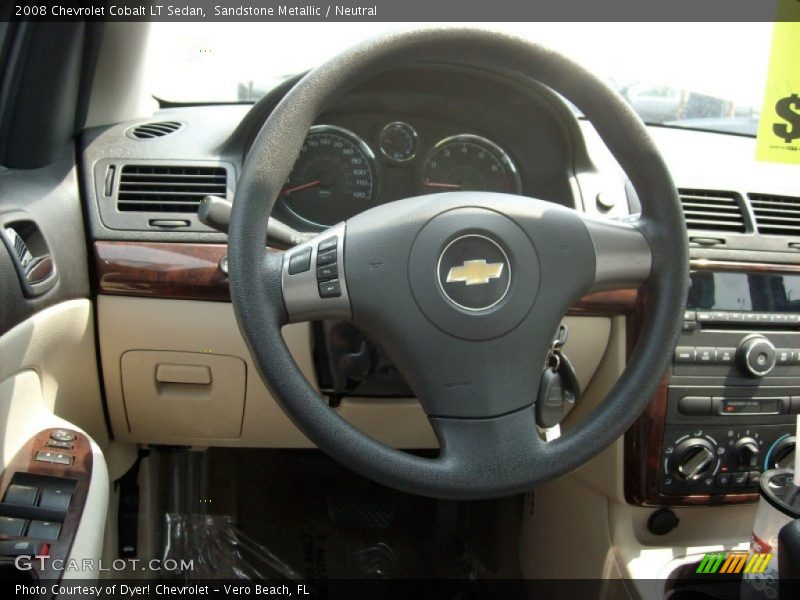 Sandstone Metallic / Neutral 2008 Chevrolet Cobalt LT Sedan