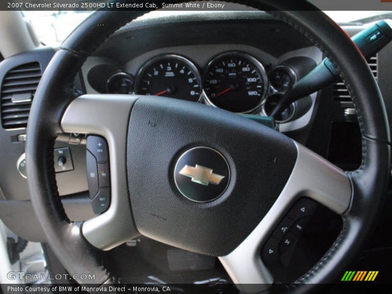 Summit White / Ebony 2007 Chevrolet Silverado 2500HD LT Extended Cab