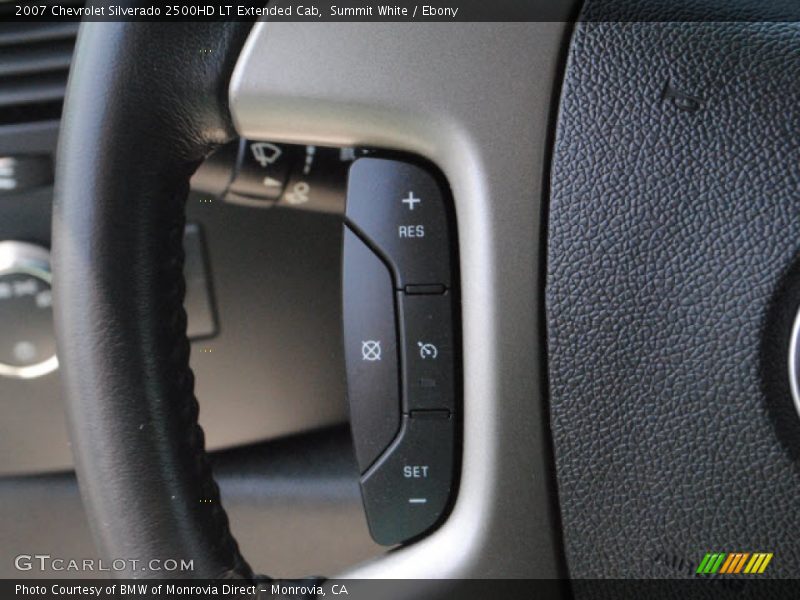 Summit White / Ebony 2007 Chevrolet Silverado 2500HD LT Extended Cab