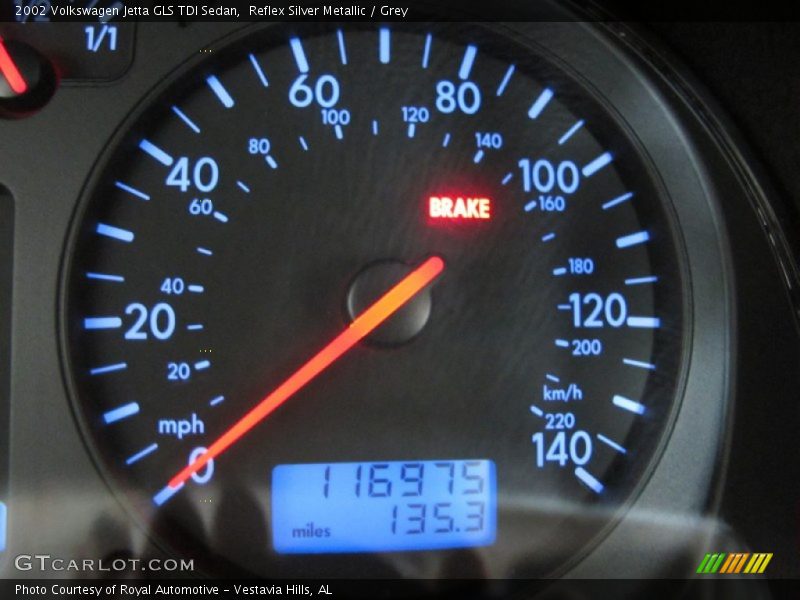 Reflex Silver Metallic / Grey 2002 Volkswagen Jetta GLS TDI Sedan