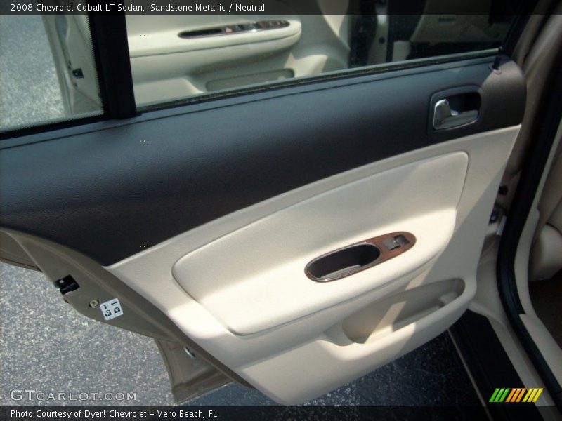 Sandstone Metallic / Neutral 2008 Chevrolet Cobalt LT Sedan