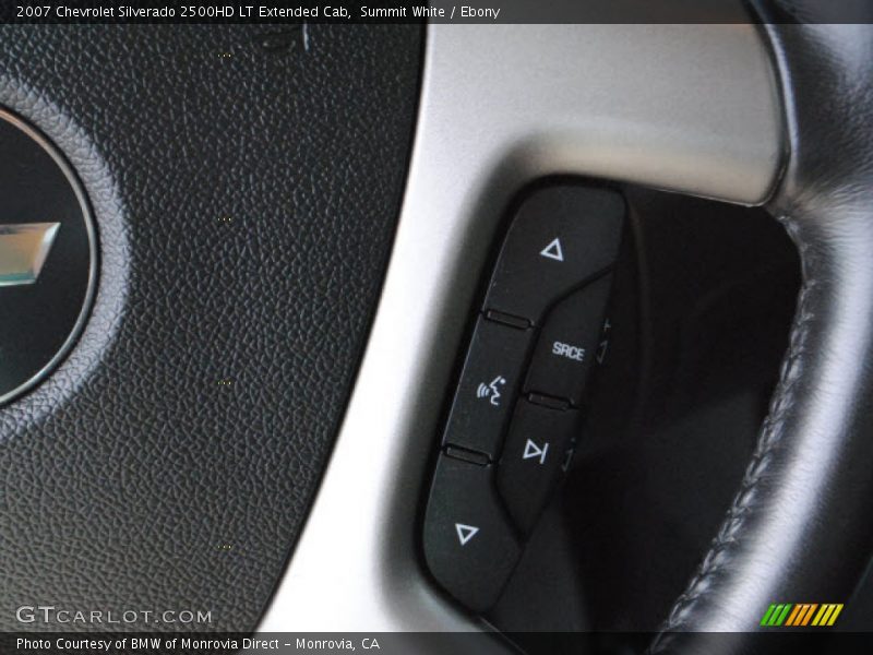 Summit White / Ebony 2007 Chevrolet Silverado 2500HD LT Extended Cab